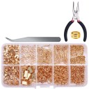 Kit de fabrication de bijoux 710 pièces avec pinces et pince à épiler 7