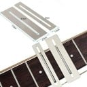 Kit de întreținere a fretelor de chitară, pilă metalică, mâner portocaliu, piatră de șlefuit, accesorii pentru instrumente muzicale, întreținere 3