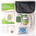 Kit de medição de cetonas no sangue Ketonómetro 15 tiras 10 lancetas Lança-lancetas Resultados rápidos e precisos Para dietas keto Testes em casa Sem 2