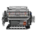 Kit de modèle de moteur 535 pièces Kit de moteur électrique 19,3 x 13 x 13 cm Batterie lithium Jouet éducatif pour enfants 14+ 3