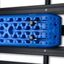 Kit de montaje para placas de recuperación en portaequipajes 4 tornillos con cabeza de apriete 2 placas Acero inoxidable Negro Para offroad 4x4 2
