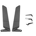 Kit de montare universal pentru oglinzi retrovizoare pentru motociclete, din aluminiu CNC de 8 mm și 10 mm, inclusiv șuruburi și cheie 2