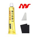 Kit de réparation de peinture automobile 20 g Mastic à séchage rapide pour rayures Revêtement de carrosserie avec raclette et chiffon 8