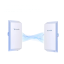 Kit de routers WiFi exteriores Tenda O1 300 Mb/s 2,4 GHz antena direcional 8 dBi IP65 branco CPE sem fios ponte para transmissão de rede até 500 m 2