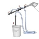Kit de sablage pour nettoyeur haute pression Elitech et Daewoo Accessoire de sablage humide avec buse en céramique et tuyau Pour enlever la rouille 5