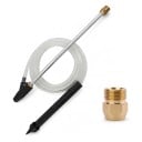 Kit de sablage pour nettoyeur haute pression Filetage M22 mâle Pour Kränzle Embout en acier inoxydable 46 cm Buse en céramique Tuyau 3 m Pour rouille 5