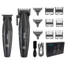 Kit de tondeuse à cheveux et de tondeuse à barbe Rechargeable Autonomie jusqu'à 250 minutes 9 peignes de guidage 1–12 mm Écran numérique 2