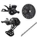 Kit de transmission pour vélo 11 vitesses cassette 11–46T dérailleur chaîne alliage pour VTT en terrain et en côte 2