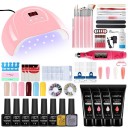 Kit de uñas de gel con lámpara UV/LED J287 1