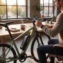 Kit di conversione per bicicletta elettrica Bafang BBS02B 48 V 500 W Pignone 44T Movimento centrale 68 mm Batteria 48 V 20 Ah Display TFT EKD01 Nero 5