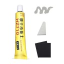 Kit di riparazione per vernice automobilistica 20 g Stucco asciugatura rapida per graffi Rivestimento della carrozzeria con spatola e panno 10
