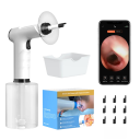 Kit electric de curățare a urechilor, 4 moduri de presiune a apei, îndepărtator de cerumen cu 9 accesorii, curățare delicată cu apă, îngrijire sigură a urechilor pentru uz casnic 2