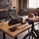 Kit motore centrale TSDZ8 48 V 750 W Batteria per telaio 48 V 30 Ah 1440 Wh Display touch VD18MT 1,45" Sensore freno Nero Per bici elettriche 4