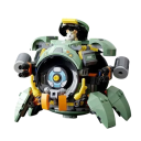 Kit Overwatch Wrecking Ball 200 piezas Hámster en Bola Mecánica 15,8 x 20,6 x 4,2 cm Transformación 12 modelos Juguete creativo para niños 1