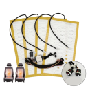 Kit universal de încălzire a scaunelor cu 2 locuri Kit de încălzire a scaunelor auto pentru instalare Kit suplimentar de încălzire a scaunelor de 12 V 1