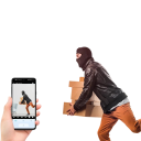 Kits de porte intelligent avec caméra 150° WiFi 3MP 1080P détection de mouvement audio bidirectionnel application Tuya noire pour contrôler les visiteurs à la porte 4