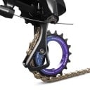 Kladka prehadzovačky CYCLAMI 18T Pro Shimano 12 rýchlostí Hliníková zliatina Keramické ložisko Čierna a fialovomodrá Pre bicykel 2