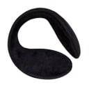 Klapets d'oreilles chauds et noirs pour femmes et hommes pour l'hiver Surface en peluche douce Intérieur pelucheux Forme pliable Design simple 6