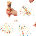 Klassiek houten spel Mikado 31 stuks met doos Leuke gezinsgame voor kinderen en volwassenen 8