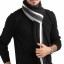 Klassischer Strickschal für Herren J2060 1