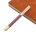 Klassisk fyldepen med mat overflade 0,5 mm blækpen lilla elegant skriveartikler til skole kontor skrivning 2