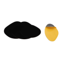 Klebeflicken zur Schuhreparatur 2 Paar 7x5 cm und 7,5x8 cm Mikrofaserleder Selbstklebende Flicken für Fersen und Zehen Schuhreparatur ohne Nähen 3