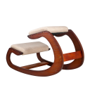 Klečící židle s tlustým polštářem, rozměry 84x53x56 cm, březové dřevo a pěna, nosnost 100 kg, ergonomická židle pro zdravé sezení 2