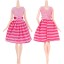 Kleid für Barbie mit Schleife 4