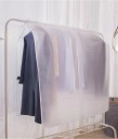 Kleiderschutz 150 x 120 cm Transparent-Weiß extra breiter Schutzbezug gegen Staub und Feuchtigkeit für Kleiderständer und lange Kleidung 8