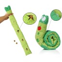 Klem-og-træk-bamse til hunde 70 cm Interaktivt legetøj med hul til tørfoder. Træningslegetøj til hunde, der kan tygge og have det sjovt. 2