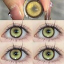 Kleurcontactlenzen met kleurverloop diameter 14.5 mm hydrogelmateriaal sterkte -6.00 voor cosplay en verandering van het uiterlijk van de ogen 2