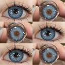 Kleurcontactlenzen zachte hydrogel met donkere rand realistisch effect diameter 14.5 mm voor dagelijks gebruik 6