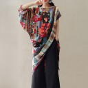 Kleurige blouse met bloemen 1