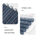 Kleurige individuele kunstwimpers C krul 8–14 mm dikte 0,07 mm Fijne plakwimpers voor volumeverlenging 4