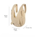 Kleurige waterdichte draagtas voor katten en honden 45 x 45 x 17 cm Comfortabele ademende tas voor huisdieren tot 4 kg 2
