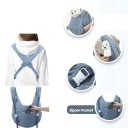 Kleurige waterdichte draagtas voor katten en honden 45 x 45 x 17 cm Comfortabele ademende tas voor huisdieren tot 4 kg 3