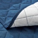 Kleurrijke antislip stoelhoes 55x200 cm beschermhoes met banden gevoerd zitkussen voor thuis 5