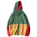 Kleurrijke capuchonjas voor heren J1410 12