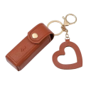 Klíčenka 9 x 3 cm Pouzdro na rtěnku PU kůže Přenosná mini taštička na klíče Kabelku Elegantní kosmetický doplněk 6