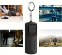 Klíčenka svítilna se zvukovým alarmem 130 dB nabíjecí přes USB s LED světlem rozměry 146 x 60 x 30 mm na osobní bezpečnost pro ženy i děti 2