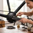 Kliky s meracím výkonom XCADEY VENTUS 16,75 cm Karbonové vlákna Pavúk 5 skrutiek 144 BCD Os 24 mm Čierna Pre cyklistiku a tréning 6