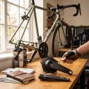 Kliky s meracím výkonom XCADEY VENTUS 17 cm Karbónové vlákna Pavúk 5 skrutiek 144 BCD Os 24 mm Čierna Pre cyklistiku a tréning 4