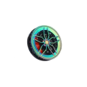 Klip do ventilace auta design pneumatiky osvěžovač vzduchu cca 5,5 × 5,3 cm dekorativní doplněk interiéru vozu 4