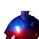 Klipová LED lámpa JD-008 USB-C újratölthető kompakt vörös és kék villogó, valamint fehér fény üzemmódokkal a biztonság érdekében 4