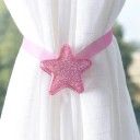 Klipy na záclony dekorativní úvaz hvězda 26x3x3 cm plast pásek pro stažení závěsů a záclon do dětského pokoje 1