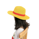 Klobouk Monkey D. Luffy da série One Piece Cosplay Monkey D. Luffy Acessório para o fato de Monkey D. Luffy Chapéu de palha 1