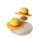 Klobouk Monkey D. Luffy da série One Piece Cosplay Monkey D. Luffy Acessório para o fato de Monkey D. Luffy Chapéu de palha 2