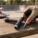 Klucz do skateboardu w kształcie T Narzędzie wielofunkcyjne z kluczem imbusowym i nasadkami do nakrętek kółek, kingpinu i śrub deski 5