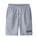 Knielange Shorts für Herren, Sommer, Sport, schnelltrocknend, atmungsaktiv, mit elastischer Taille und Taschen für den täglichen 2