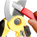 Knife Sharpener with Tungsten Diamond and Ceramic Stone for Sharpening Blades Household and Garden Shears 2